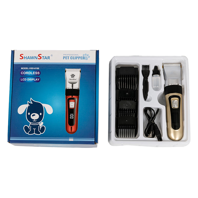 Self-service electric shaver with rechargeable fader