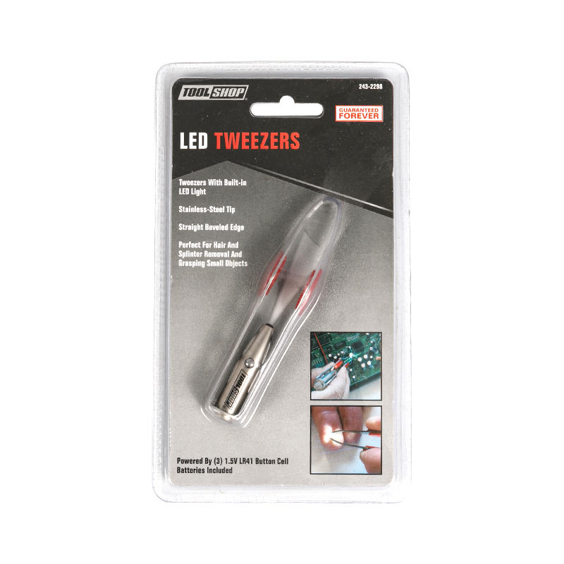 Tweezers for eyebrow trimming with LED light OH-E04